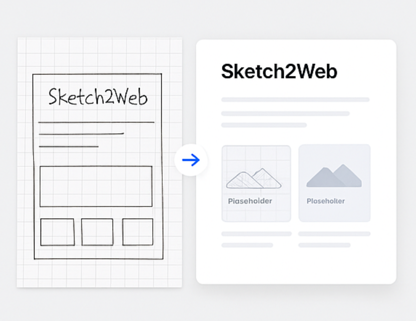 Sketch2Web preview